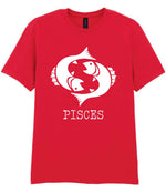 Pisces t-shirt in red