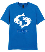 Pisces t-shirt in royal blue