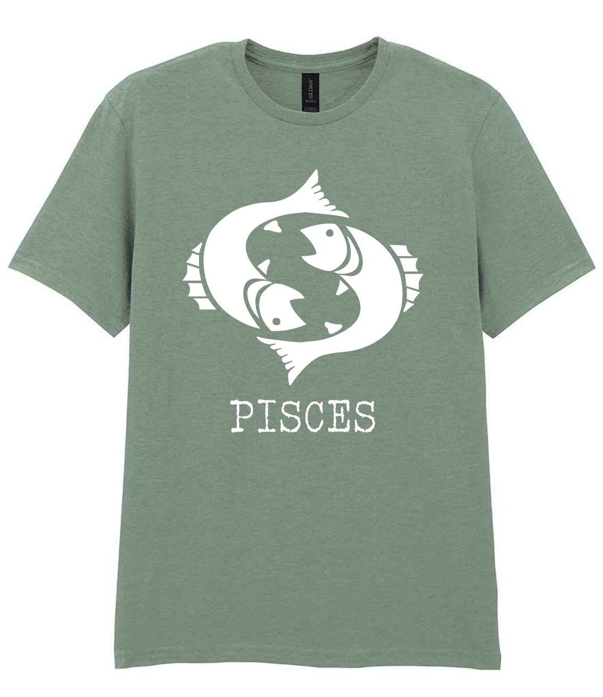 Pisces t-shirt in sage