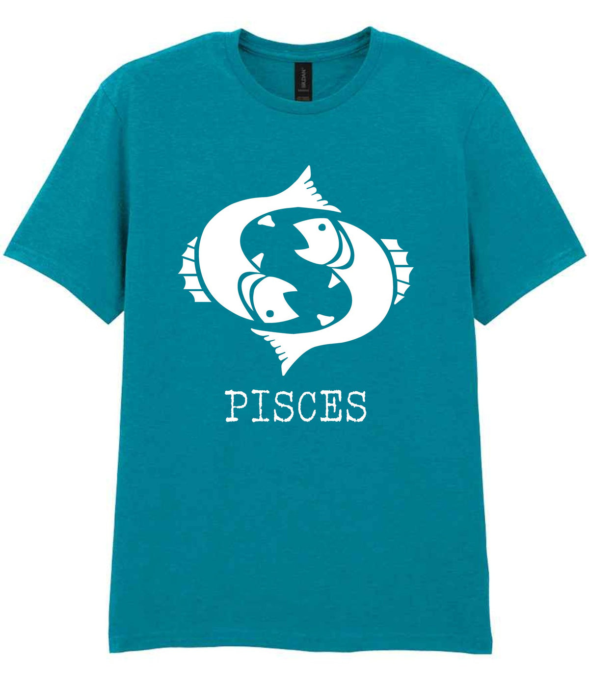 Pisces t-shirt in tropical blue