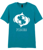 Pisces t-shirt in tropical blue