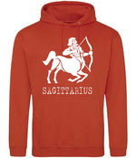 Sagittarius hoodie in burnt orange