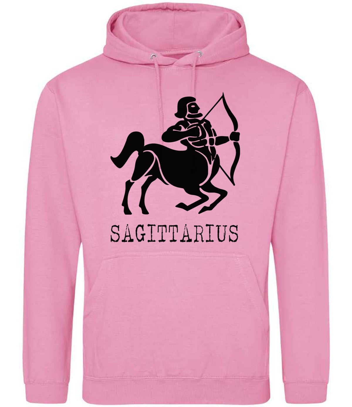 Sagittarius hoodie in candyfloss pink