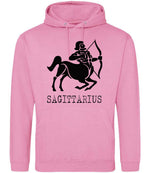 Sagittarius hoodie in candyfloss pink