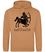 Sagittarius hoodie in caramel latte