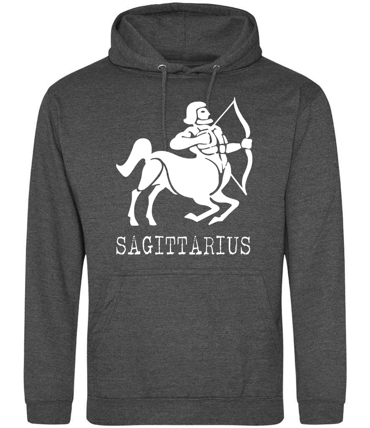 Sagittarius hoodie in charcoal