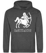 Sagittarius hoodie in charcoal