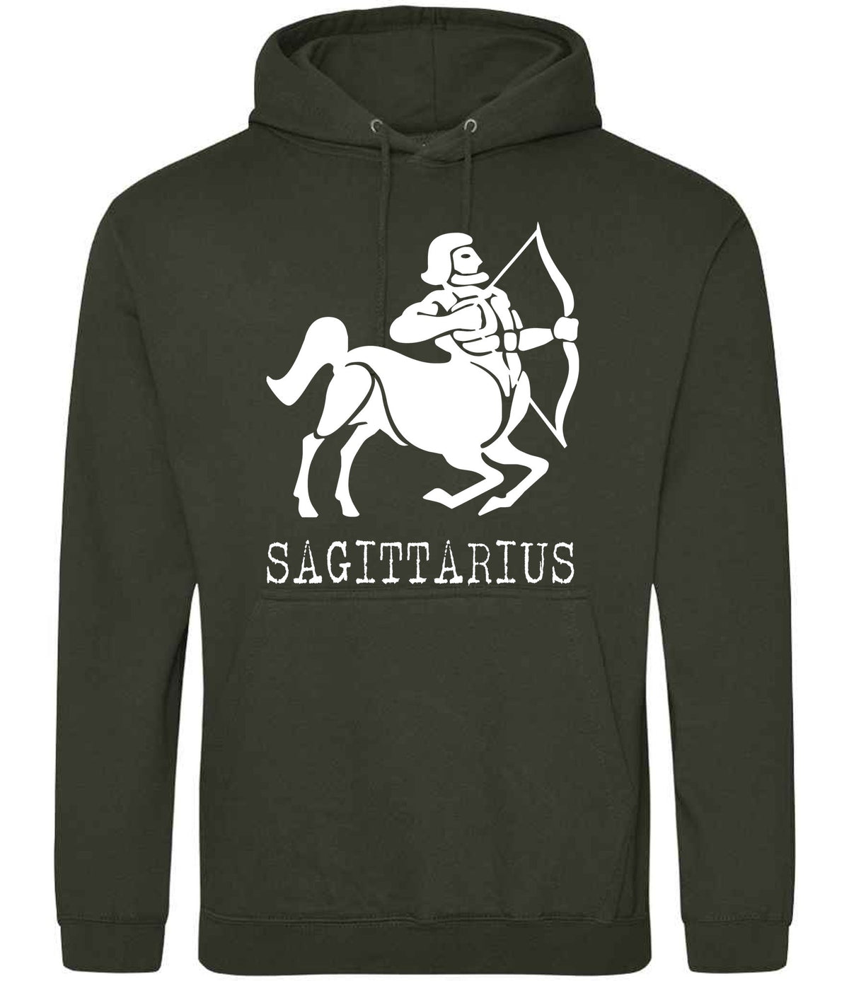 Sagittarius hoodie in combat green