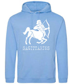 Sagittarius hoodie in cornflower blue