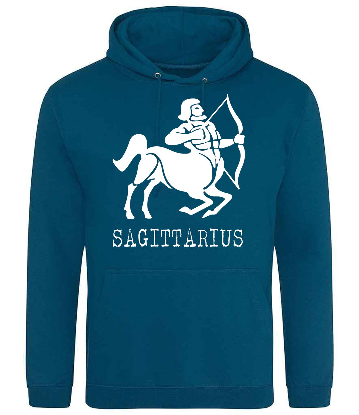 Sagittarius hoodie in deep sea blue