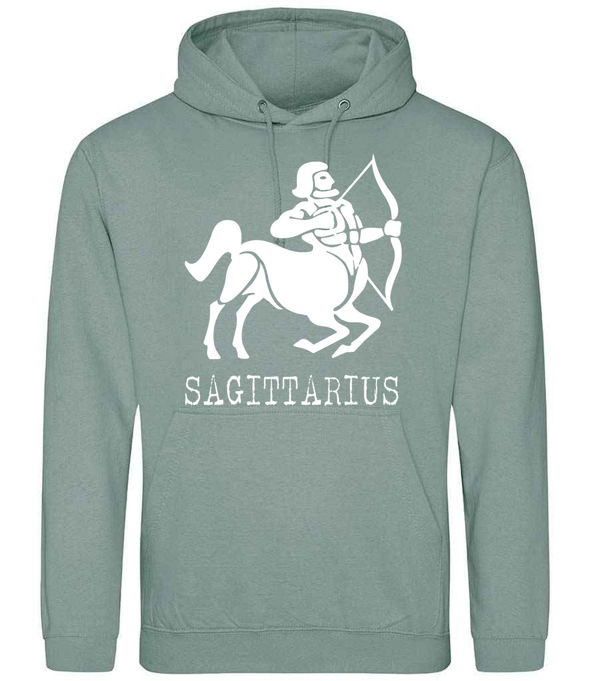 Sagittarius hoodie in dusty green