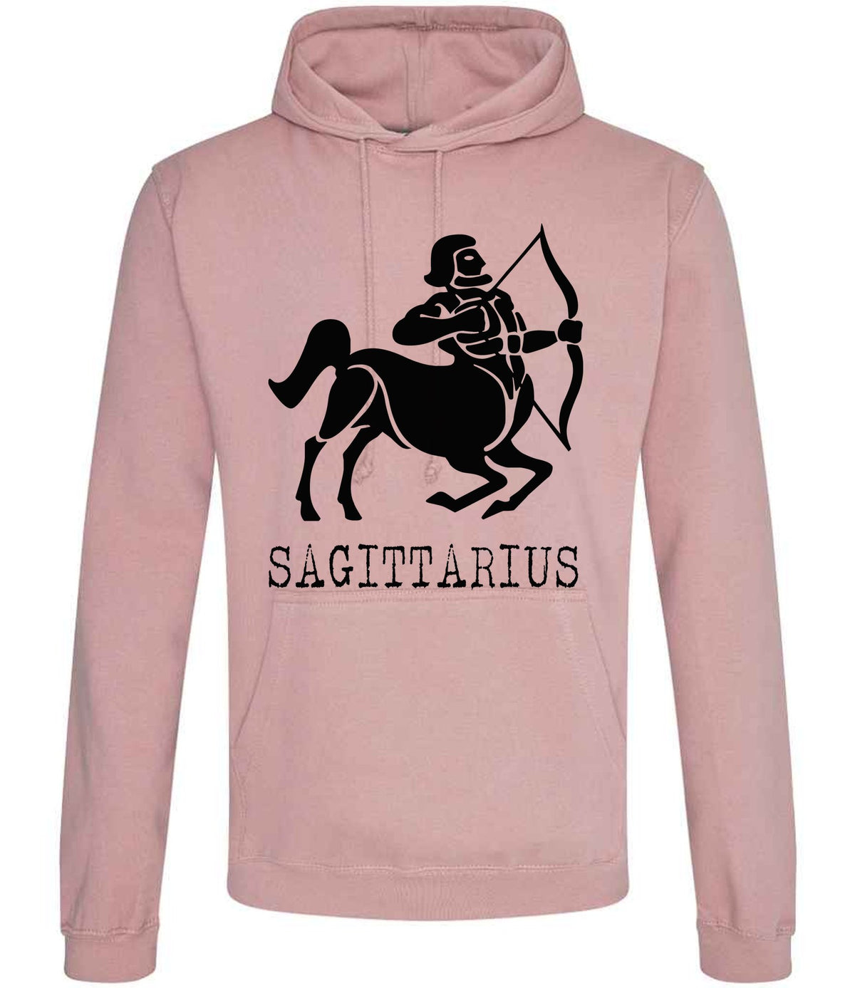 Sagittarius hoodie in dusty pink