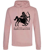 Sagittarius hoodie in dusty pink