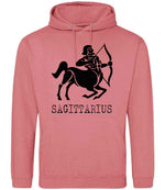 Sagittarius hoodie in dusty rose