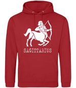 Sagittarius hoodie in fire red