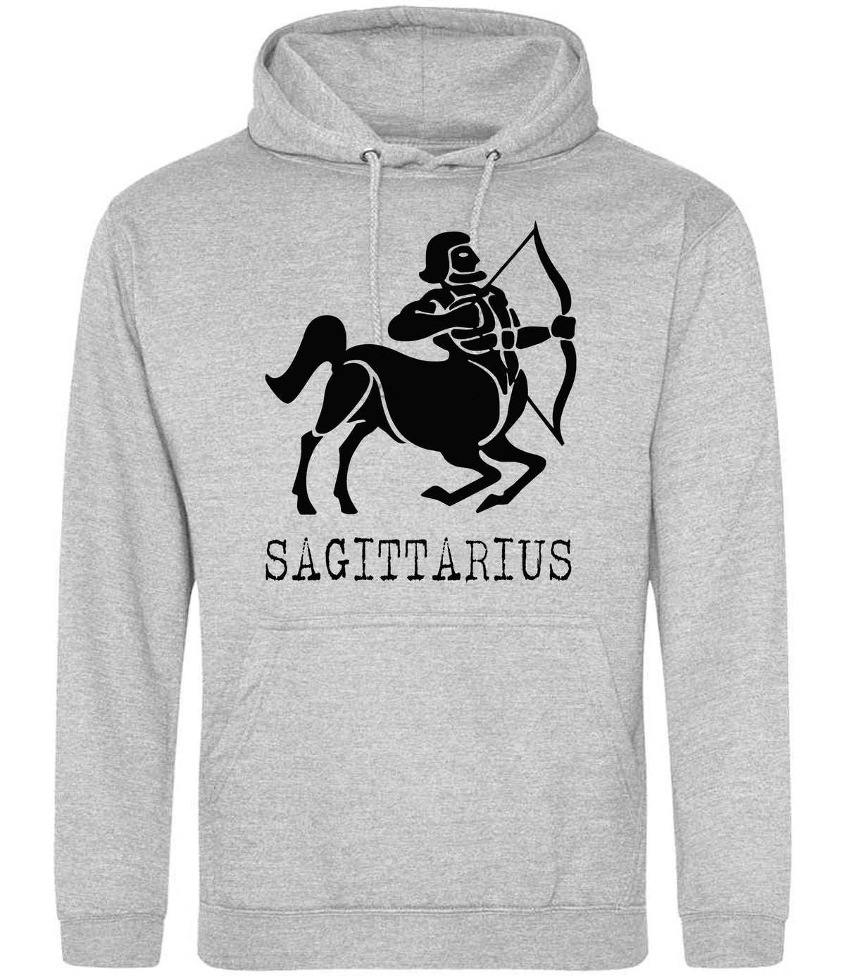 Sagittarius hoodie in heather grey