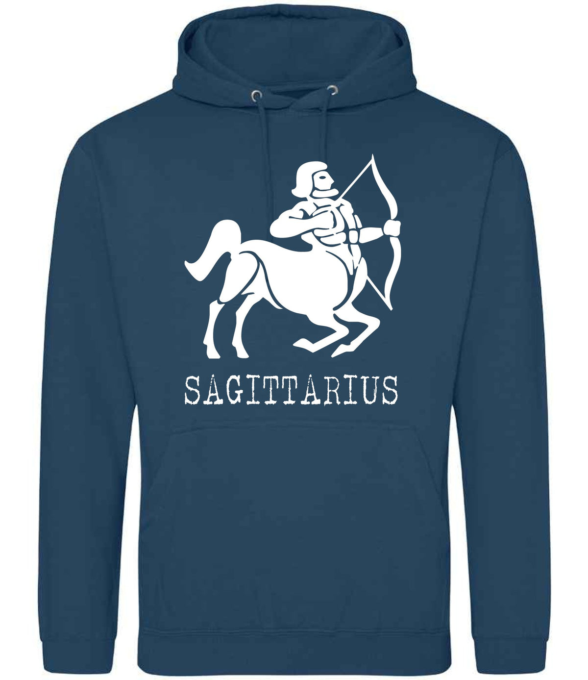 Sagittarius hoodie in ink blue