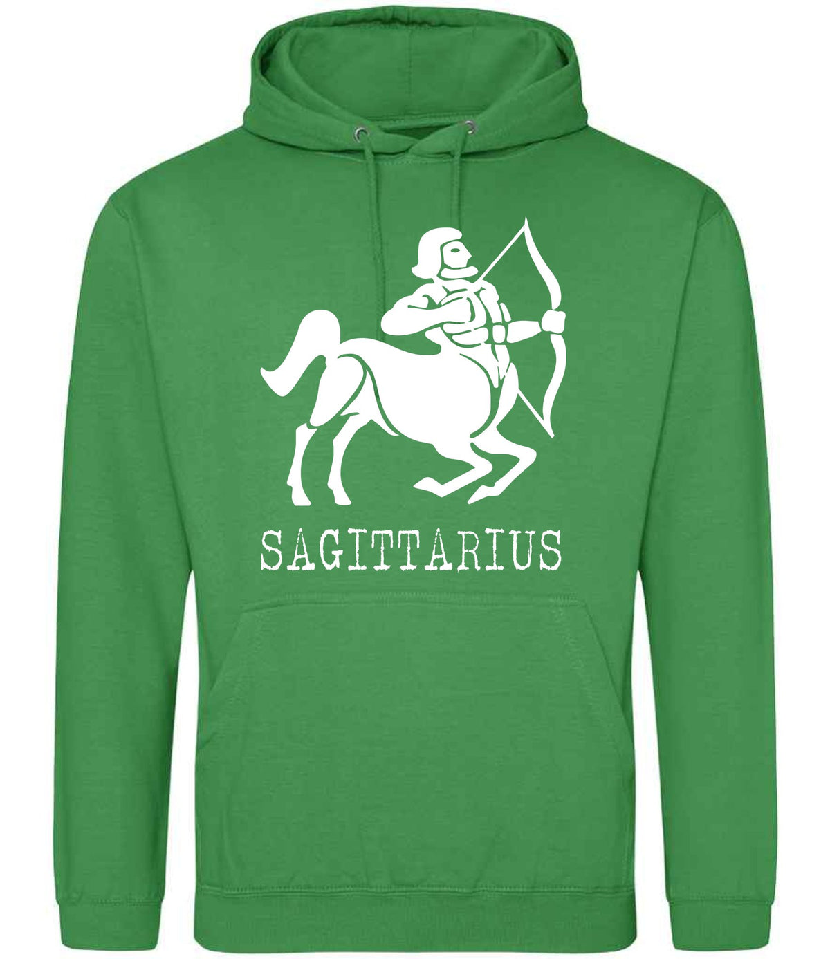 Sagittarius hoodie in kelly green