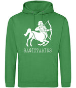 Sagittarius hoodie in kelly green
