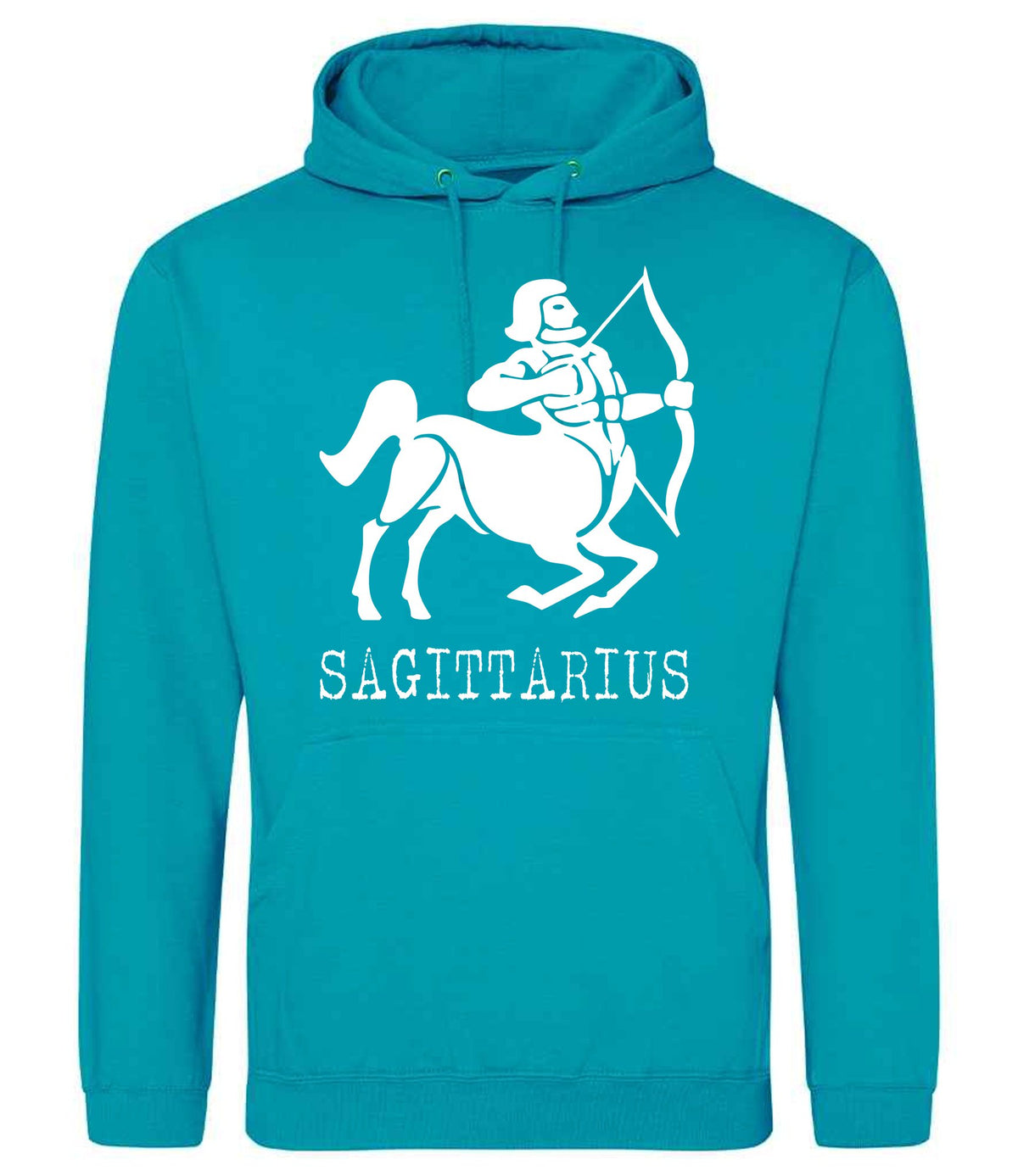 Sagittarius hoodie in lagoon blue