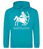Sagittarius hoodie in lagoon blue