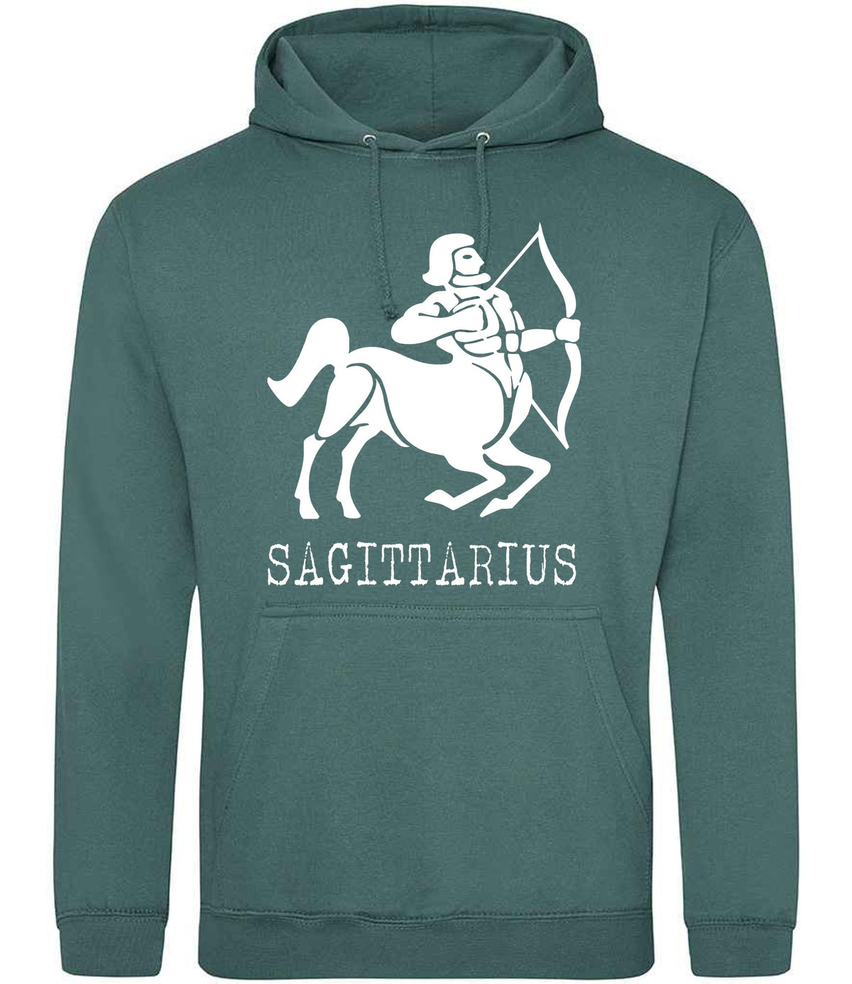 Sagittarius hoodie in moss green