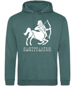 Sagittarius hoodie in moss green