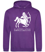 Sagittarius hoodie in purple