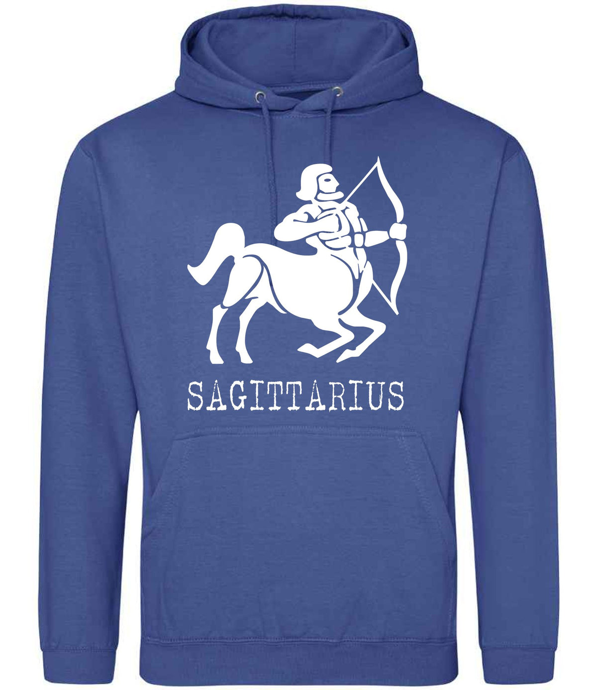 Sagittarius hoodie in royal blue