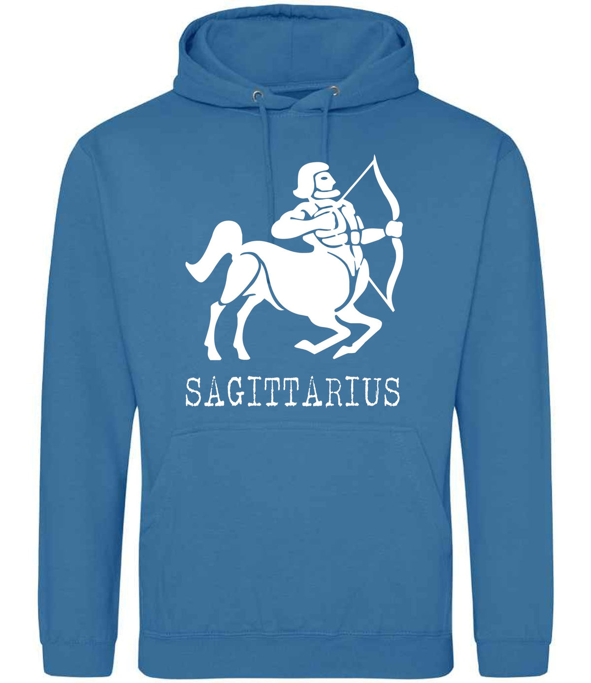 Sagittarius hoodie in sapphire blue
