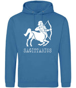 Sagittarius hoodie in sapphire blue