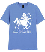 Sagittarius t-shirt in carolina blue