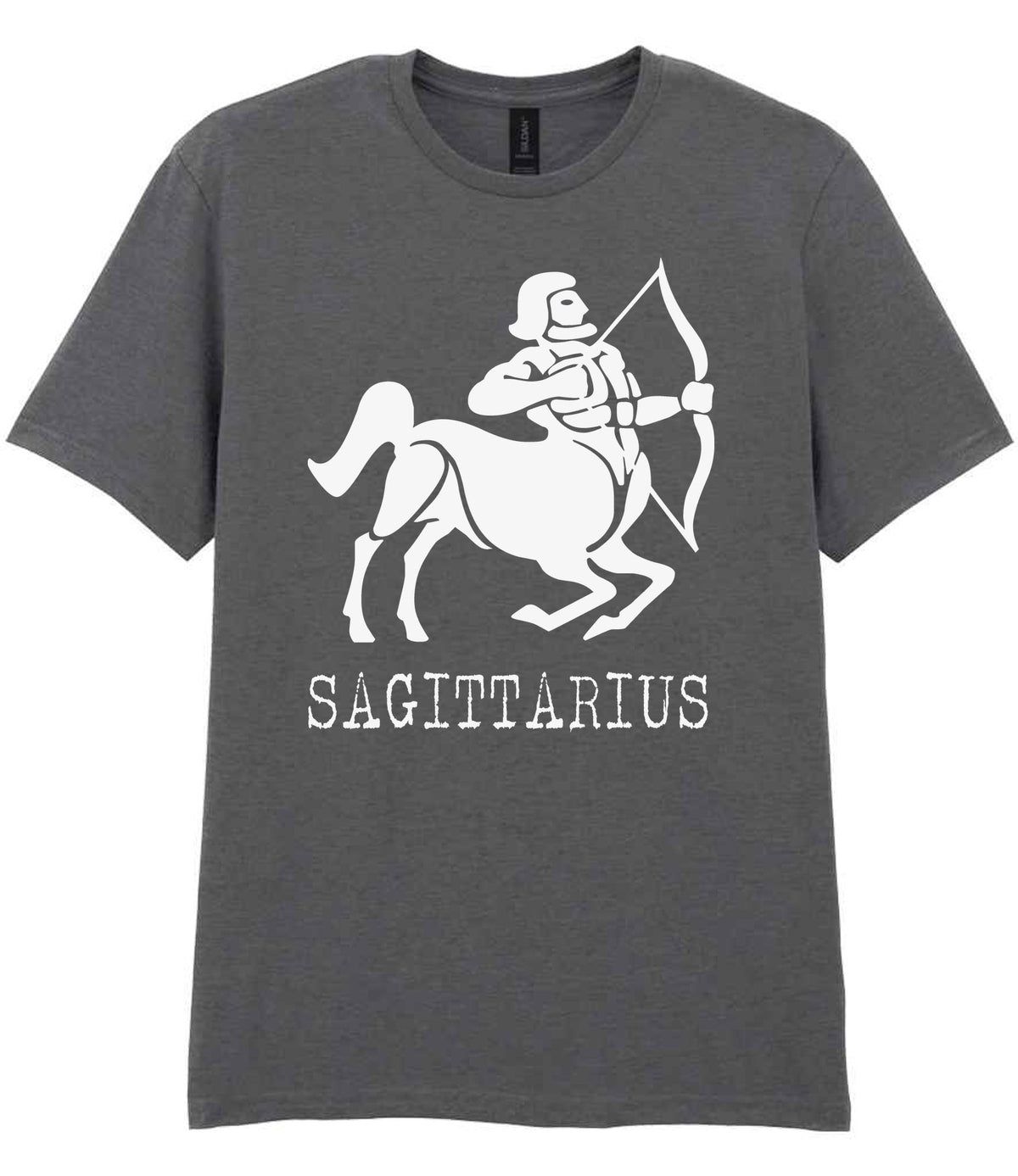 Sagittarius t-shirt in charcoal