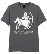 Sagittarius t-shirt in charcoal