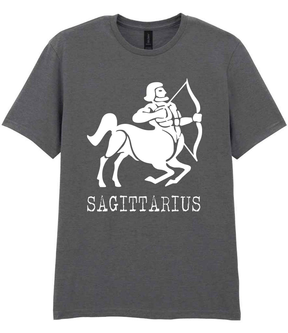 Sagittarius t-shirt in charcoal