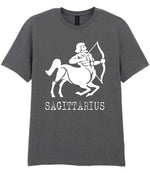Sagittarius t-shirt in charcoal