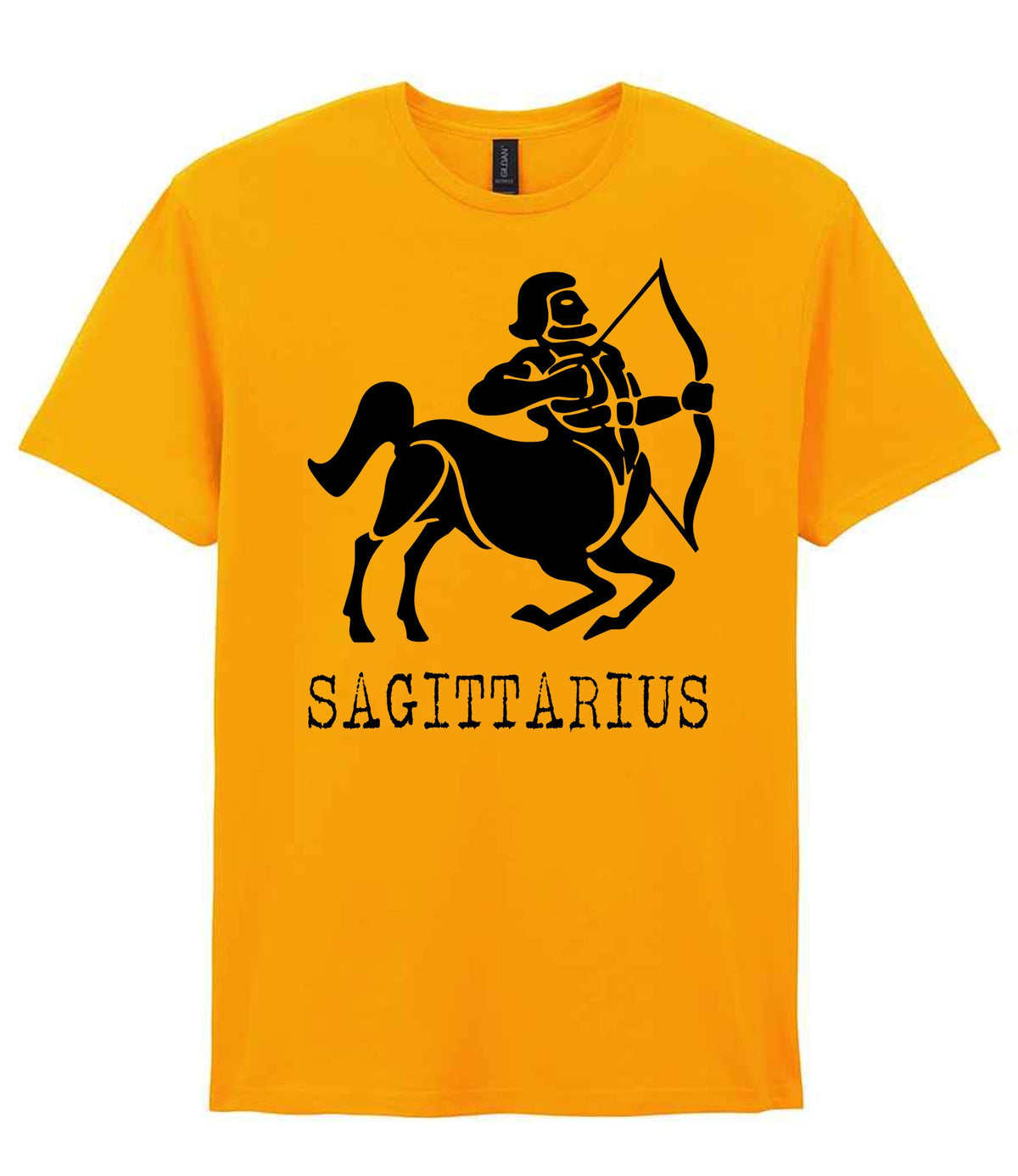 Sagittarius t-shirt in gold