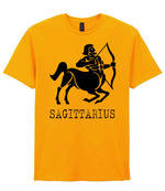 Sagittarius t-shirt in gold