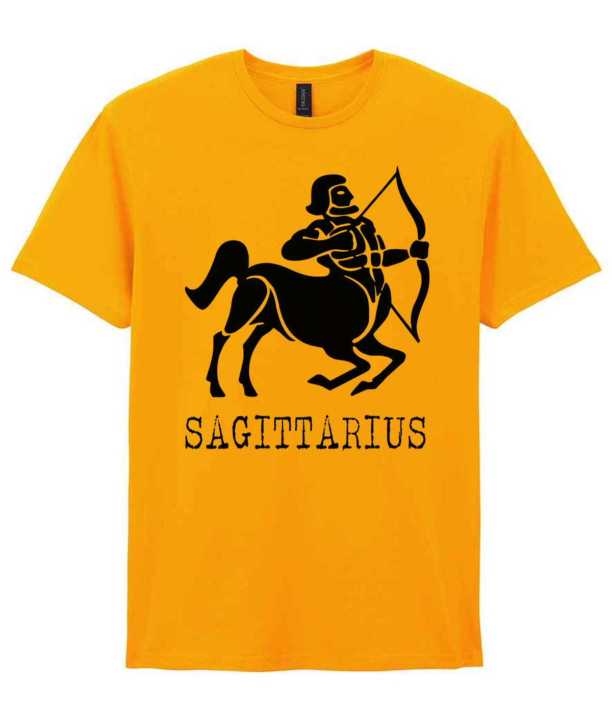 Sagittarius t-shirt in gold