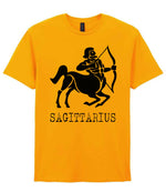 Sagittarius t-shirt in gold