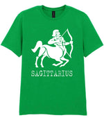 Sagittarius t-shirt in irish green