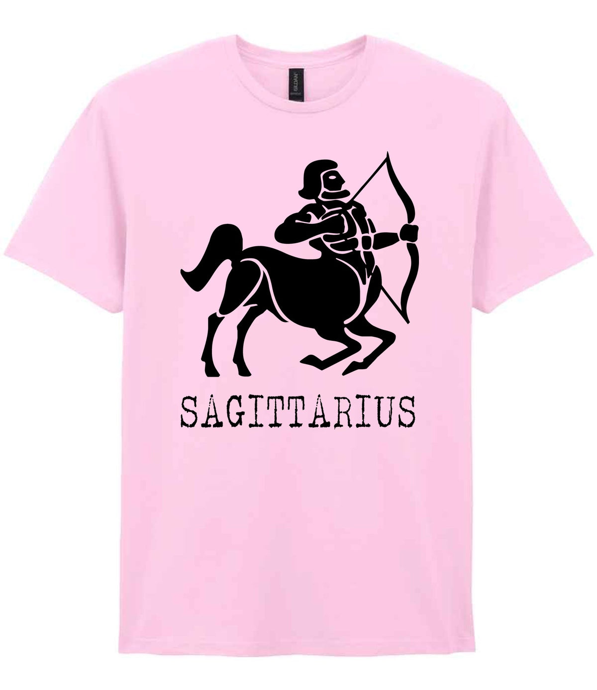 Sagittarius t-shirt in light pink