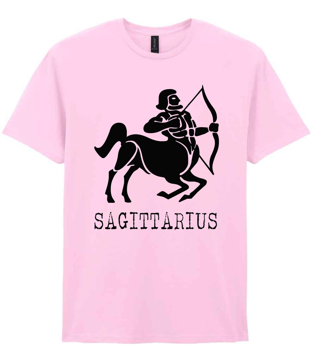 Sagittarius t-shirt in light pink