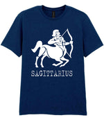 Sagittarius t-shirt in navy