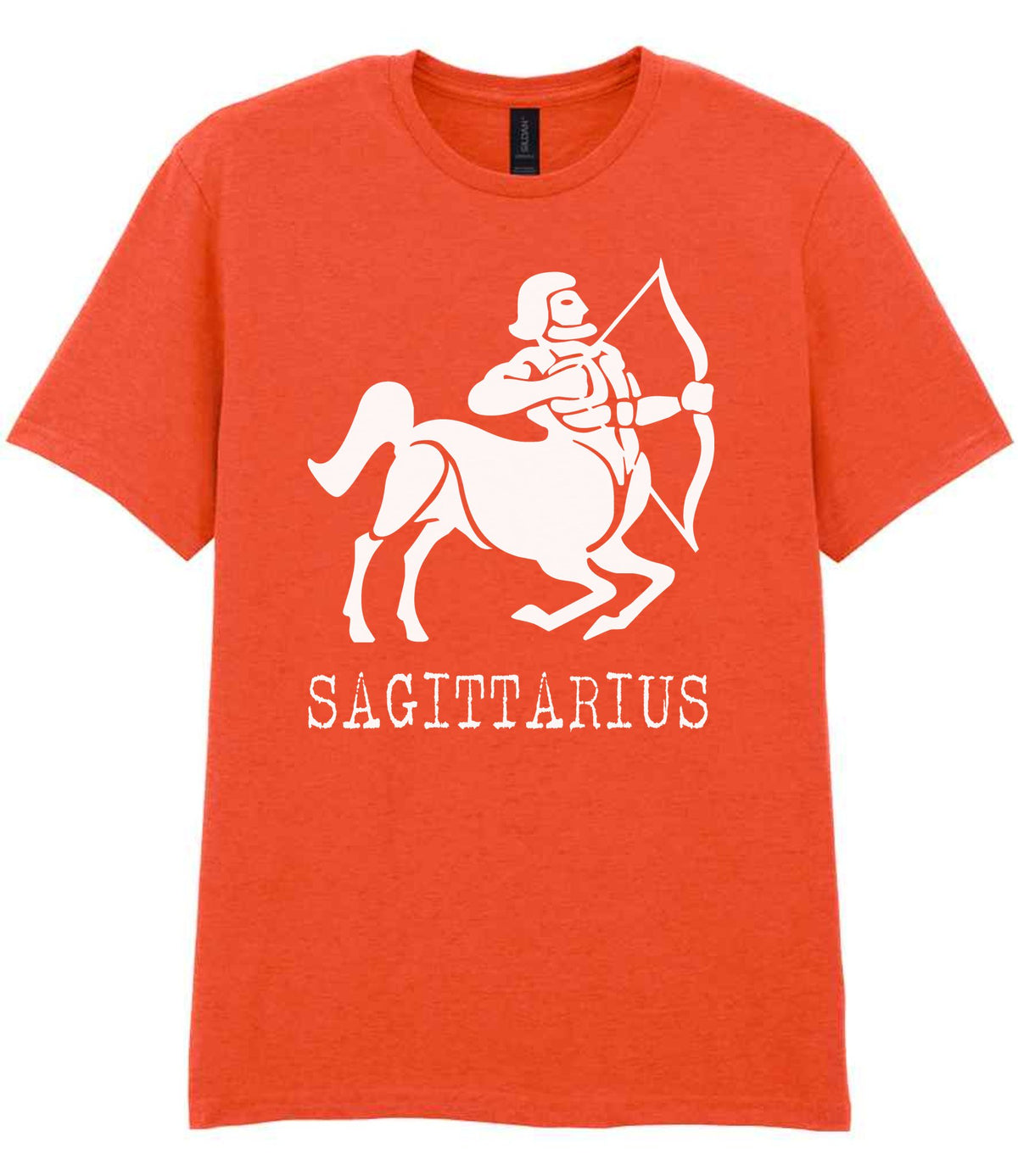 Sagittarius t-shirt in orange