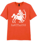 Sagittarius t-shirt in orange