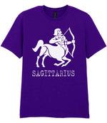 Sagittarius t-shirt in purple