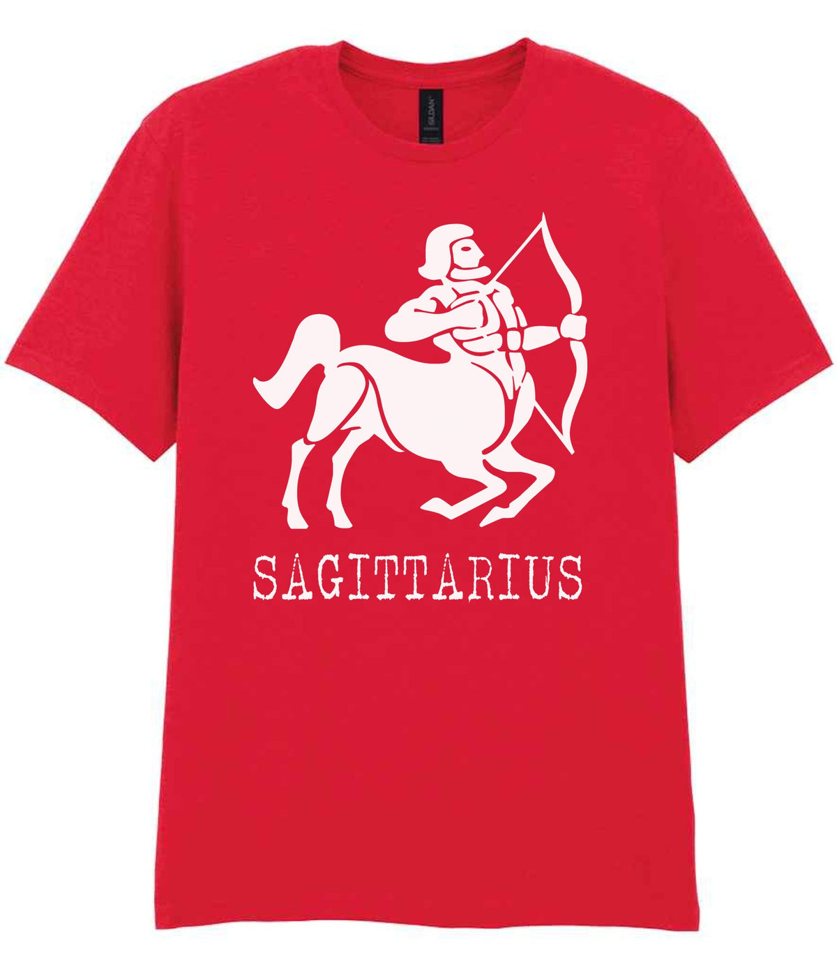 Sagittarius t-shirt in red
