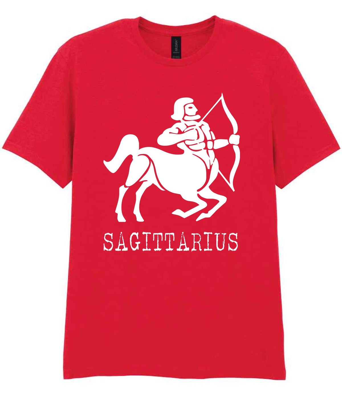 Sagittarius t-shirt in red