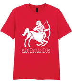 Sagittarius t-shirt in red